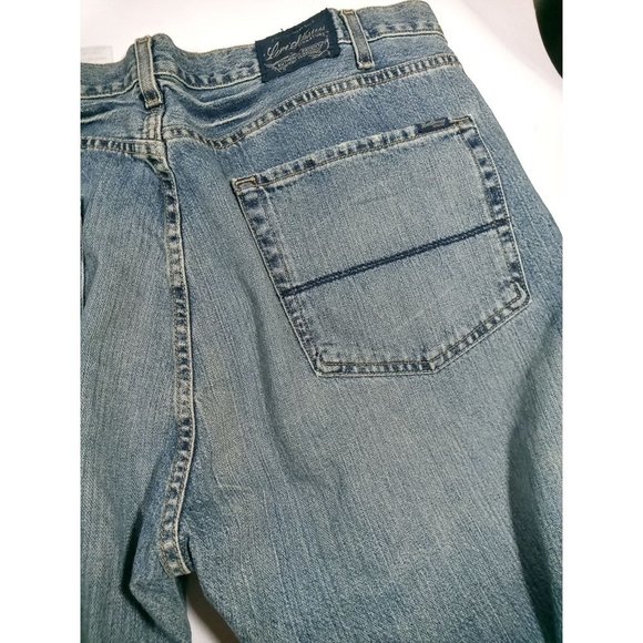 Levi Strauss Signature Men's Jeans Cotton W42xL30 Low Rise Straight Leg - Picture 4 of 7
